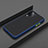 Silikon Hülle Handyhülle und Kunststoff Schutzhülle Tasche U01 für Huawei Nova 6 SE Blau