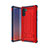 Silikon Hülle Handyhülle und Kunststoff Schutzhülle Tasche U01 für Samsung Galaxy Note 10 5G Rot