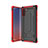 Silikon Hülle Handyhülle und Kunststoff Schutzhülle Tasche U01 für Samsung Galaxy Note 10 5G Rot und Schwarz