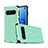 Silikon Hülle Handyhülle und Kunststoff Schutzhülle Tasche U01 für Samsung Galaxy S10 5G Grün