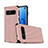 Silikon Hülle Handyhülle und Kunststoff Schutzhülle Tasche U01 für Samsung Galaxy S10 5G Rosegold