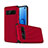 Silikon Hülle Handyhülle und Kunststoff Schutzhülle Tasche U01 für Samsung Galaxy S10 5G Rot
