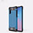 Silikon Hülle Handyhülle und Kunststoff Schutzhülle Tasche U05 für Samsung Galaxy Note 10 5G Hellblau