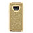 Silikon Hülle Handyhülle und Kunststoff Schutzhülle Tasche Vorder und Rückseite 360 Grad Bling-Bling für Samsung Galaxy Note 9 Gold