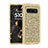 Silikon Hülle Handyhülle und Kunststoff Schutzhülle Tasche Vorder und Rückseite 360 Grad Bling-Bling für Samsung Galaxy S10 5G Gold