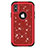 Silikon Hülle Handyhülle und Kunststoff Schutzhülle Tasche Vorder und Rückseite 360 Grad Bling-Bling U01 für Apple iPhone Xs Max Rot