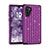 Silikon Hülle Handyhülle und Kunststoff Schutzhülle Tasche Vorder und Rückseite 360 Grad Bling-Bling U01 für Samsung Galaxy Note 10 5G Violett