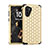Silikon Hülle Handyhülle und Kunststoff Schutzhülle Tasche Vorder und Rückseite 360 Grad Bling-Bling U01 für Samsung Galaxy Note 10 Gold und Schwarz
