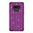 Silikon Hülle Handyhülle und Kunststoff Schutzhülle Tasche Vorder und Rückseite 360 Grad Bling-Bling U01 für Samsung Galaxy Note 9 Violett