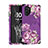 Silikon Hülle Handyhülle und Kunststoff Schutzhülle Tasche Vorder und Rückseite 360 Grad für Samsung Galaxy Note 10 Plus 5G Violett
