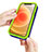 Silikon Hülle Handyhülle und Kunststoff Schutzhülle Tasche Vorder und Rückseite 360 Grad Ganzkörper R01 für Apple iPhone 12 Pro