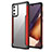 Silikon Hülle Handyhülle und Kunststoff Schutzhülle Tasche Vorder und Rückseite 360 Grad Ganzkörper R02 für Samsung Galaxy Note 20 5G Rot