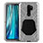 Silikon Hülle Handyhülle und Kunststoff Schutzhülle Tasche Vorder und Rückseite 360 Grad Ganzkörper R02 für Xiaomi Redmi Note 8 Pro Silber