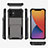 Silikon Hülle Handyhülle und Kunststoff Schutzhülle Tasche Vorder und Rückseite 360 Grad Ganzkörper R03 für Apple iPhone 12 Mini
