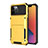 Silikon Hülle Handyhülle und Kunststoff Schutzhülle Tasche Vorder und Rückseite 360 Grad Ganzkörper R03 für Apple iPhone 12 Pro Gelb