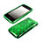 Silikon Hülle Transparent Schutzhülle Kreis für Apple iPhone 3G 3GS Grün