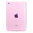 Silikon Hülle Ultra Dünn Schutzhülle Durchsichtig Transparent für Apple iPad Mini Rosa