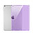 Silikon Hülle Ultra Dünn Schutzhülle Durchsichtig Transparent für Apple iPad Pro 12.9 Violett