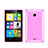 Silikon Hülle Ultra Dünn Schutzhülle Durchsichtig Transparent für Nokia X2 Dual Sim Rosa