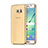 Silikon Hülle Ultra Dünn Schutzhülle Durchsichtig Transparent für Samsung Galaxy S6 Edge SM-G925 Gold