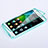 Silikon Schutzhülle Flip Tasche Durchsichtig Transparent für Huawei G Play Mini Hellblau