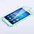 Silikon Schutzhülle Flip Tasche Durchsichtig Transparent für Huawei Y6 Blau