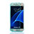 Silikon Schutzhülle Flip Tasche Durchsichtig Transparent für Samsung Galaxy S7 G930F G930FD Hellblau
