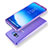 Silikon Schutzhülle Flip Tasche Durchsichtig Transparent für Samsung Galaxy S8 Violett