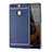 Silikon Schutzhülle Gummi Tasche Leder für Huawei P9 Plus Blau
