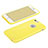 Silikon Schutzhülle Gummi Tasche Loch für Apple iPhone 6S Plus Gelb