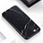 Silikon Schutzhülle Gummi Tasche Marmor Muster für Apple iPhone 8 Schwarz