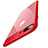 Silikon Schutzhülle Rahmen Tasche Durchsichtig Transparent B01 für Apple iPhone 8 Plus Rot