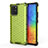 Silikon Schutzhülle Rahmen Tasche Hülle Durchsichtig Transparent 360 Grad Ganzkörper AM1 für Samsung Galaxy M80S Grün