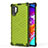Silikon Schutzhülle Rahmen Tasche Hülle Durchsichtig Transparent 360 Grad Ganzkörper AM1 für Samsung Galaxy Note 10 Plus 5G Grün