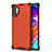 Silikon Schutzhülle Rahmen Tasche Hülle Durchsichtig Transparent 360 Grad Ganzkörper AM1 für Samsung Galaxy Note 10 Plus 5G Rot