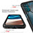 Silikon Schutzhülle Rahmen Tasche Hülle Durchsichtig Transparent 360 Grad Ganzkörper für Motorola Moto G42