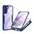 Silikon Schutzhülle Rahmen Tasche Hülle Durchsichtig Transparent 360 Grad Ganzkörper für Samsung Galaxy S21 5G