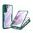 Silikon Schutzhülle Rahmen Tasche Hülle Durchsichtig Transparent 360 Grad Ganzkörper für Samsung Galaxy S23 Plus 5G Grün
