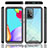 Silikon Schutzhülle Rahmen Tasche Hülle Durchsichtig Transparent 360 Grad Ganzkörper JX2 für Samsung Galaxy A52s 5G