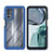 Silikon Schutzhülle Rahmen Tasche Hülle Durchsichtig Transparent 360 Grad Ganzkörper YB2 für Motorola Moto G62 5G