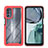 Silikon Schutzhülle Rahmen Tasche Hülle Durchsichtig Transparent 360 Grad Ganzkörper YB2 für Motorola Moto G62 5G