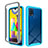 Silikon Schutzhülle Rahmen Tasche Hülle Durchsichtig Transparent 360 Grad Ganzkörper ZJ1 für Samsung Galaxy M31