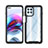 Silikon Schutzhülle Rahmen Tasche Hülle Durchsichtig Transparent 360 Grad Ganzkörper ZJ3 für Motorola Moto G100 5G