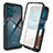 Silikon Schutzhülle Rahmen Tasche Hülle Durchsichtig Transparent 360 Grad Ganzkörper ZJ3 für Motorola Moto G42
