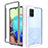 Silikon Schutzhülle Rahmen Tasche Hülle Durchsichtig Transparent 360 Grad Ganzkörper ZJ3 für Samsung Galaxy A71 5G