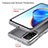 Silikon Schutzhülle Rahmen Tasche Hülle Durchsichtig Transparent 360 Grad Ganzkörper ZJ5 für Xiaomi Mi 10T 5G