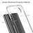 Silikon Schutzhülle Rahmen Tasche Hülle Durchsichtig Transparent 360 Grad Ganzkörper ZJ6 für Xiaomi Poco X3 Pro