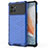 Silikon Schutzhülle Rahmen Tasche Hülle Durchsichtig Transparent M04 für Vivo iQOO 9 5G Blau