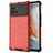 Silikon Schutzhülle Rahmen Tasche Hülle Durchsichtig Transparent M04 für Vivo iQOO 9 5G Rot
