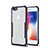 Silikon Schutzhülle Rahmen Tasche Hülle Durchsichtig Transparent Spiegel für Apple iPhone 6 Plus Blau